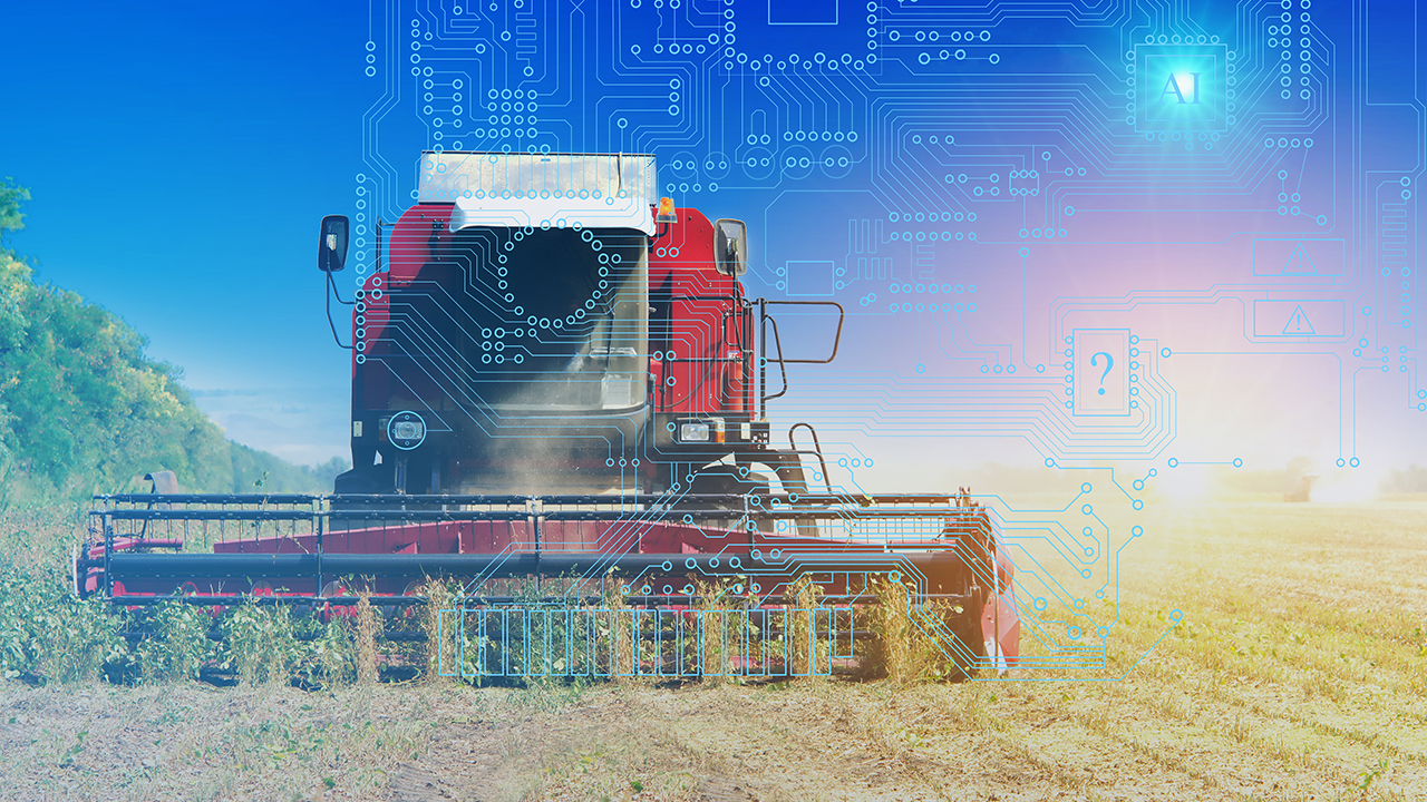 Matériel agricole utilisant des ordinateurs embarqués et l'IA