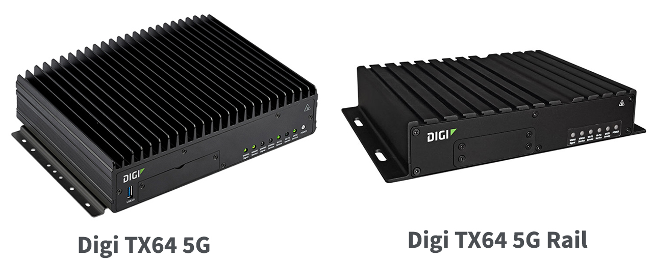 Digi TX64 5G et Digi TX64 5G Rail