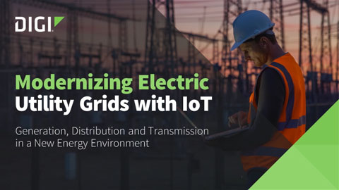 Modernisation des réseaux de distribution d'électricité avec IoT