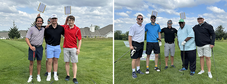 Les équipes de golf de Wormburner