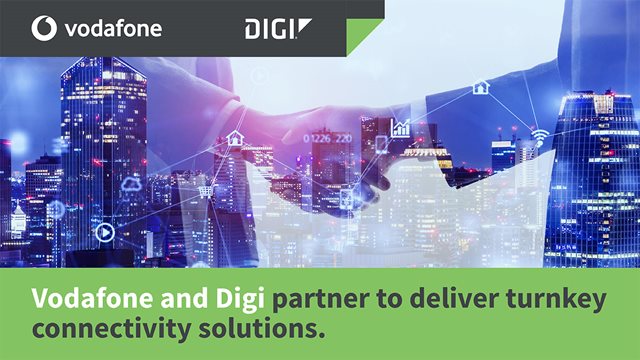 Digi est choisi par Vodafone comme partenaire technologique IoT