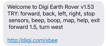 Commandes du Earth Rover