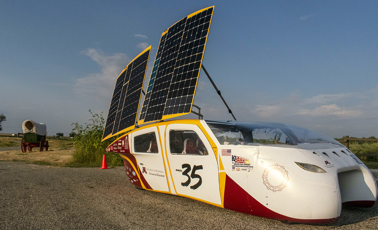 Véhicule solaire de l'Université du Minnesota