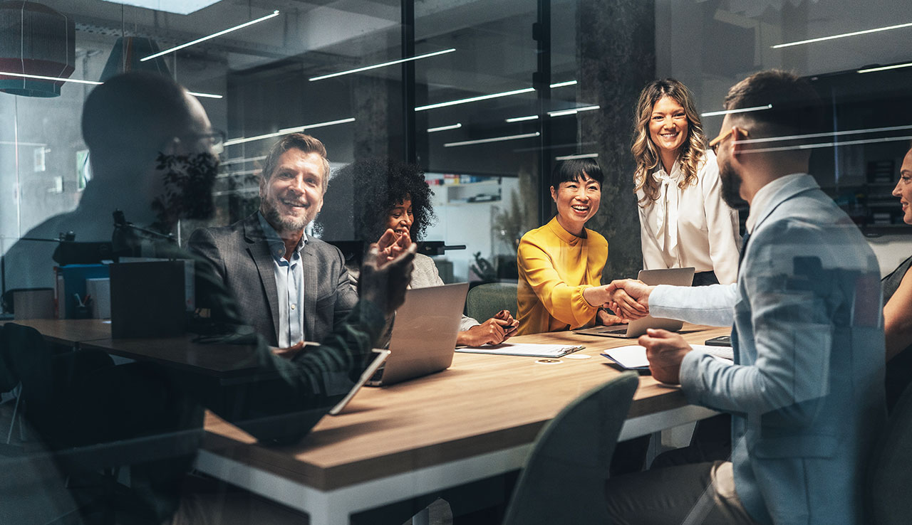 Réunion avec les clients