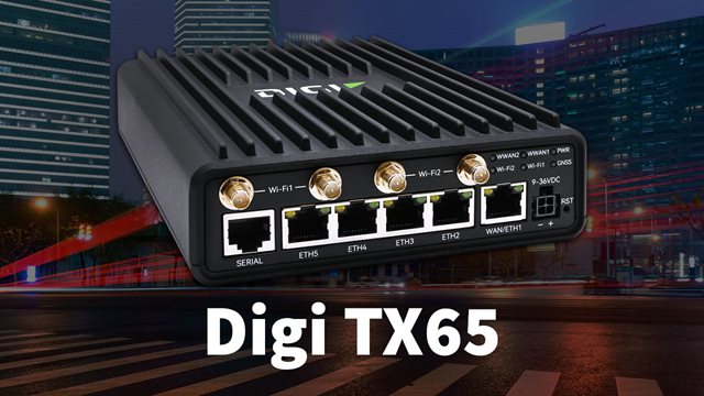 Présentation du Digi TX65 : un routeur 5G spécialement conçu pour les flottes de transport modernes