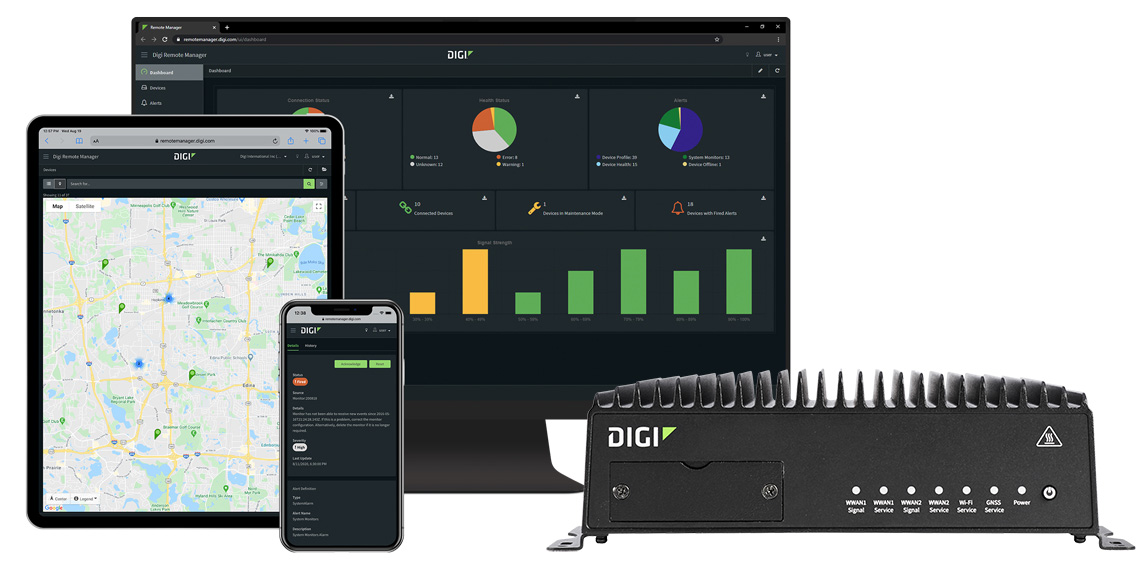 Digi TX54 et Digi Remote Manager
