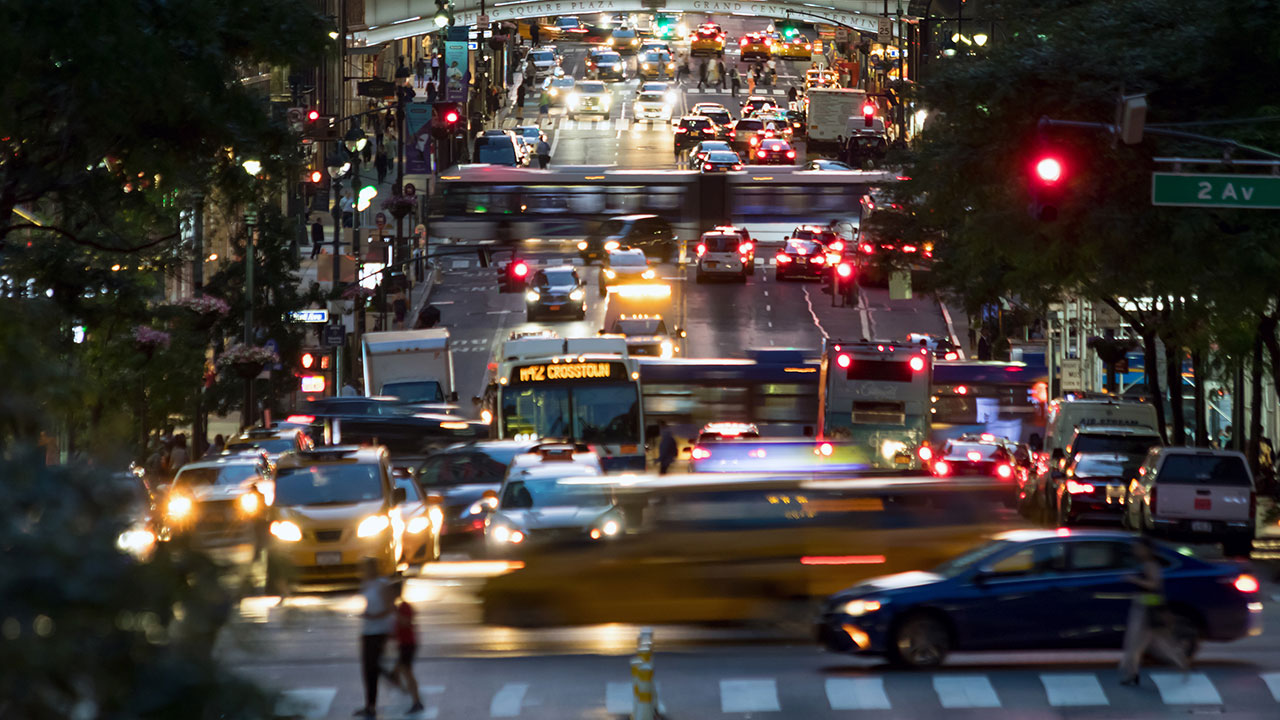 Trafic de la ville de New York