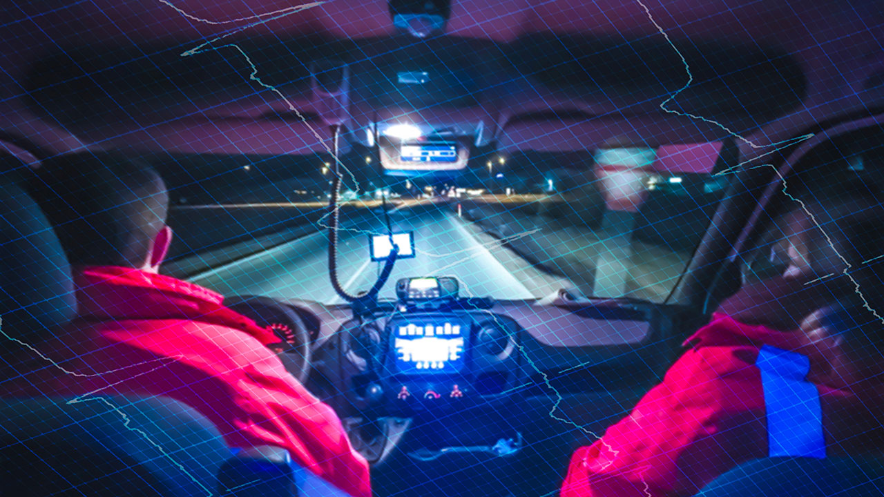 Équipe d'intervention d'urgence sur la route