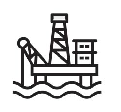 Surveillance des plates-formes pétrolières et gazières