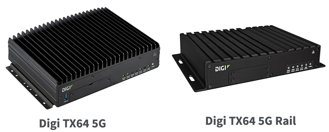 Digi TX64 5G et TX64 5G Rail