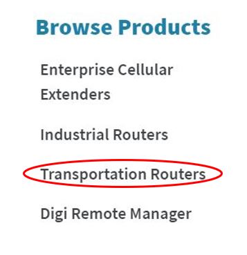 Sélectionner les routeurs de transport