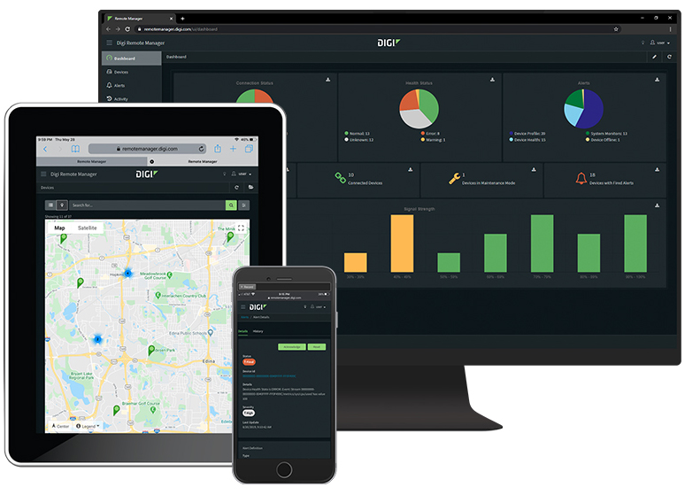 plateforme de gestion des appareils iot à distance