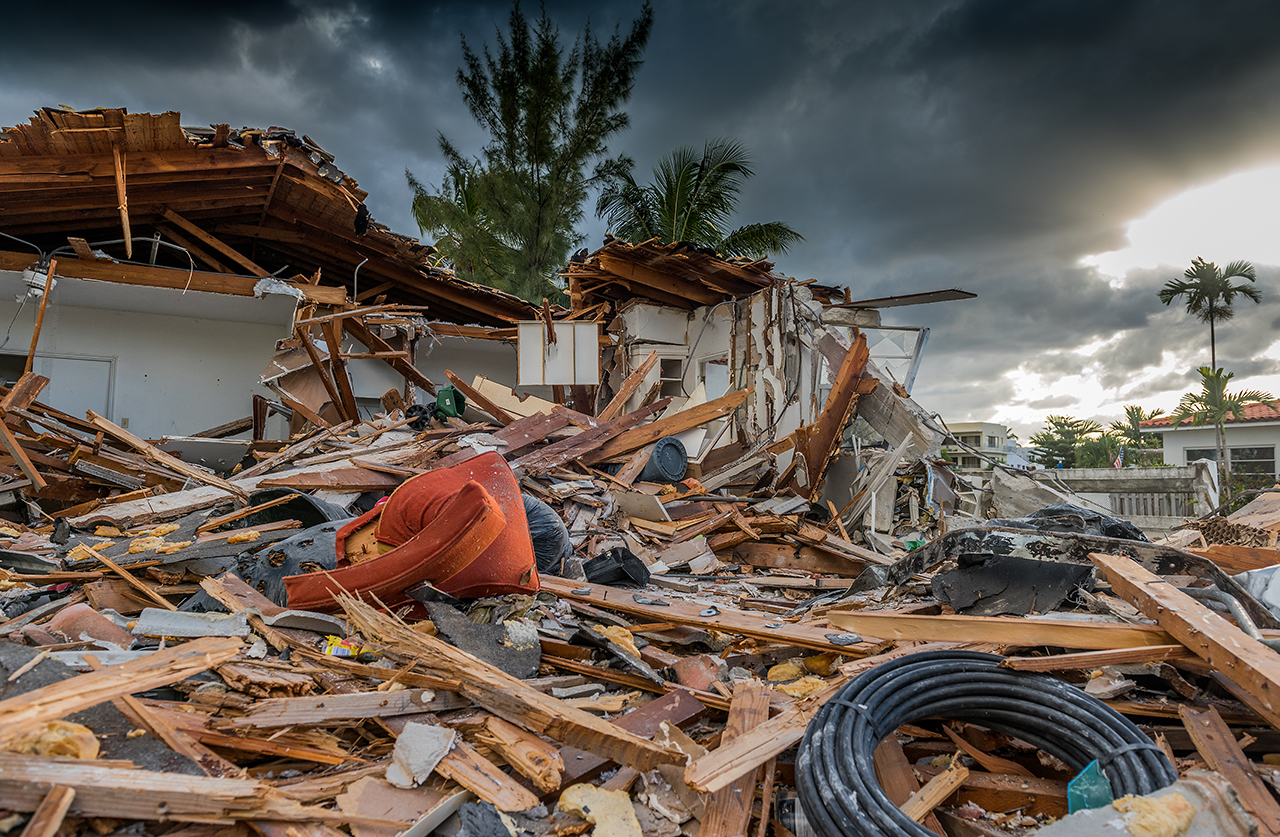 Dommages causés par la tempête tropicale