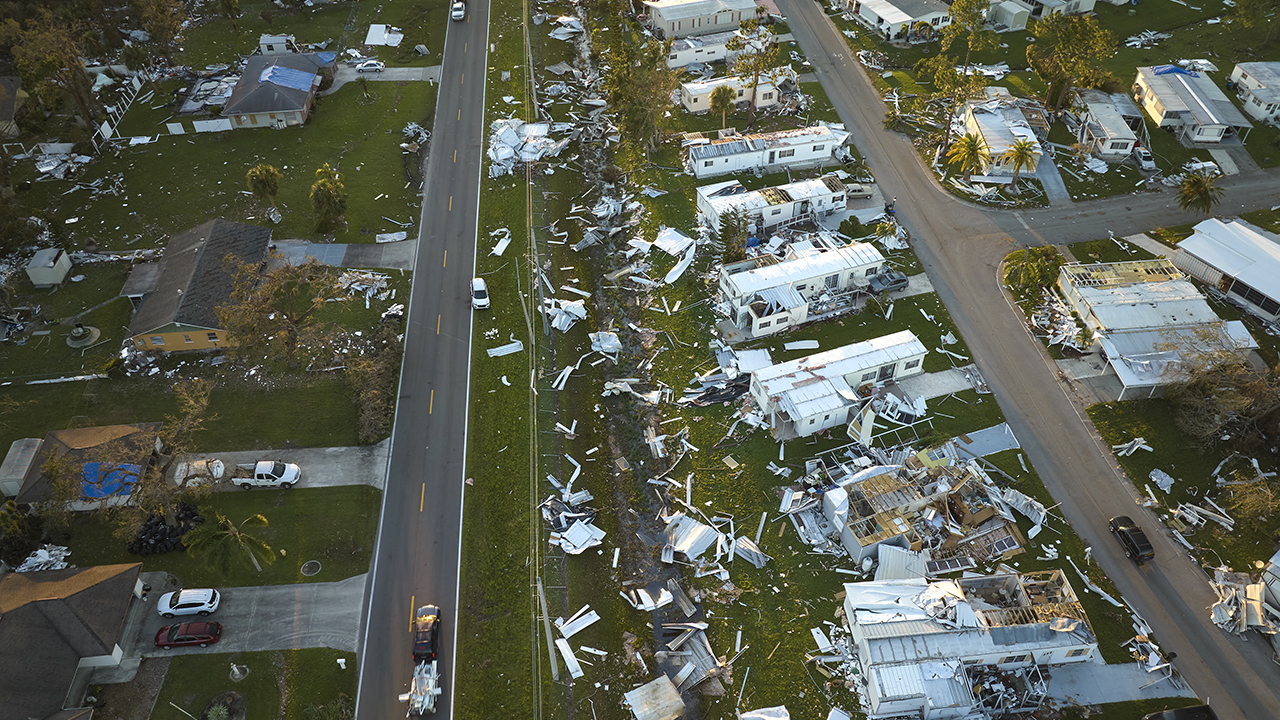 Les conséquences de l'ouragan