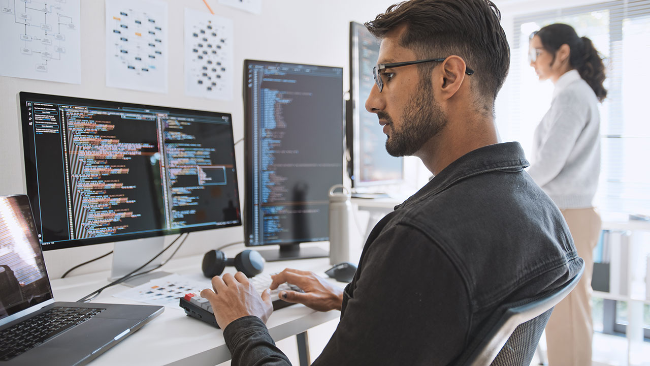 Gestionnaire de réseau travaillant dans le code