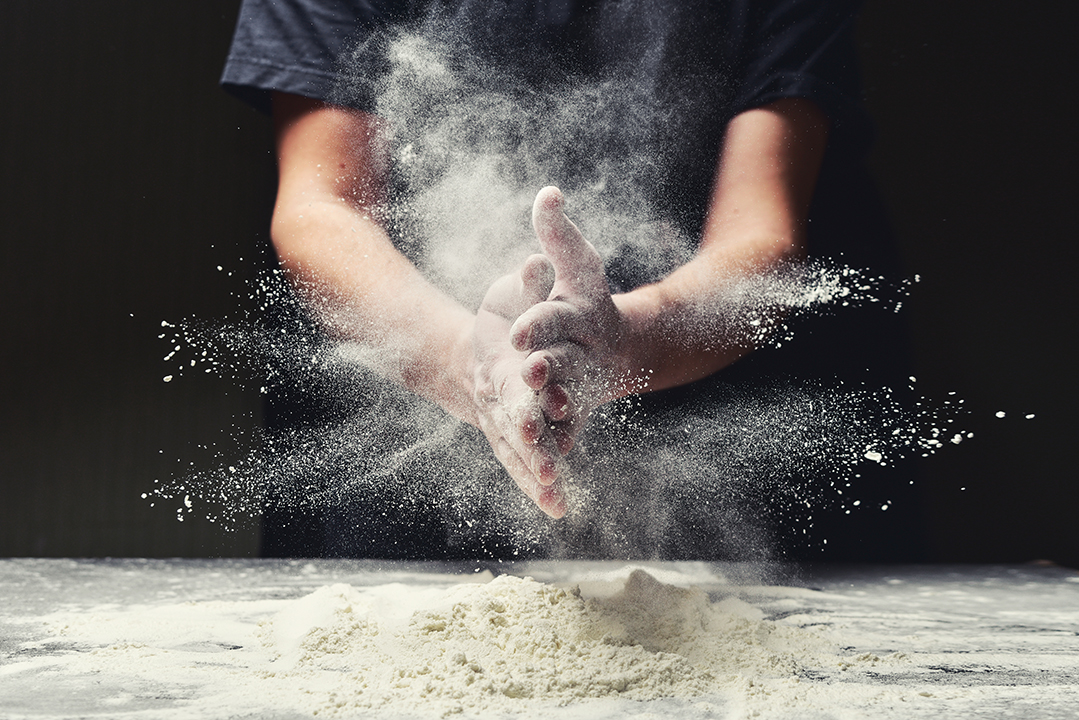 Construire une croûte de pizza