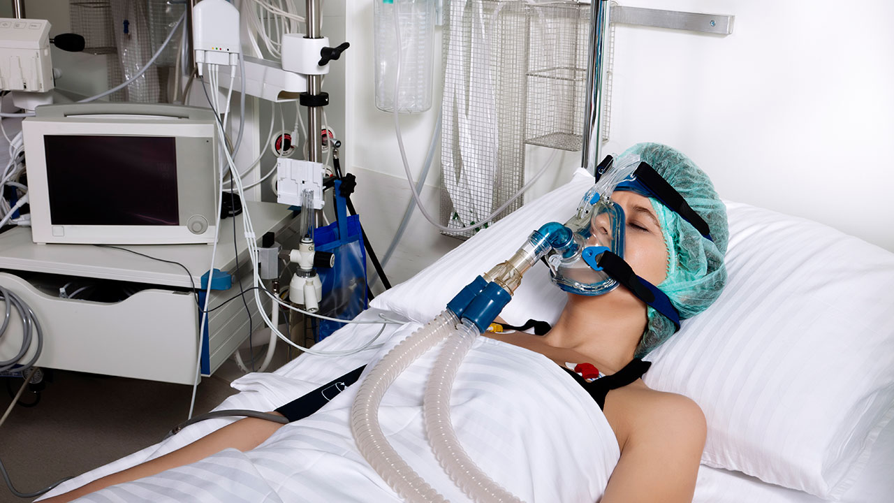 Patient en soins intensifs