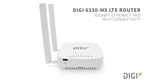Routeur LTE Digi 6330-MX pour une continuité flexible de l'activité en tout lieu 
