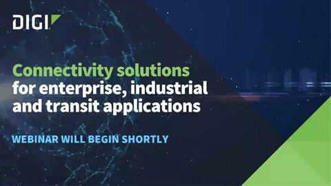 Solutions de connectivité pour les applications d'entreprise, industrielles et de transport en commun