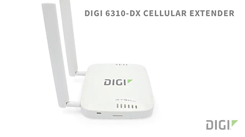 Digi 6310-DX LTE Router avec Digi CORE Plug-In Modem 