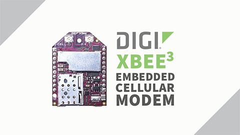 Modems cellulaires embarqués Digi XBee3