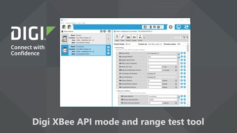 Digi XBee Test du mode et de la portée de l'API