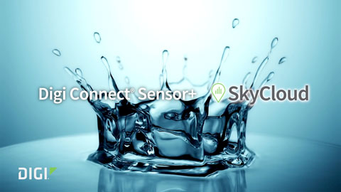 Gestion de l'eau avec Digi Connect Sensor+ et SkyCloud