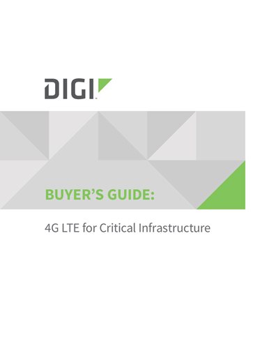 Guide de l'acheteur : 4G LTE pour les infrastructures critiques