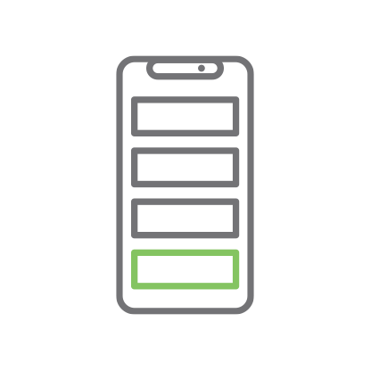 Icône de smartphone représentant l'application mobile Digi Axess.