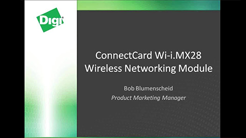 ConnectCard Wi-i.MX28 Wireless Networking Module