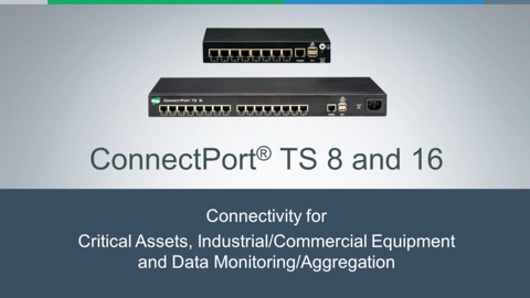 Présentation de ConnectPort® TS 16 MEI : Le dernier cri en matière de connectivité série-éthernet