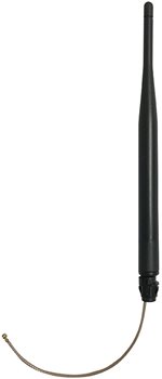 Antenne - 868 MHz, dipôle demi-onde, 2,1 dBi, U.FL, articulée avec mini-connecteur