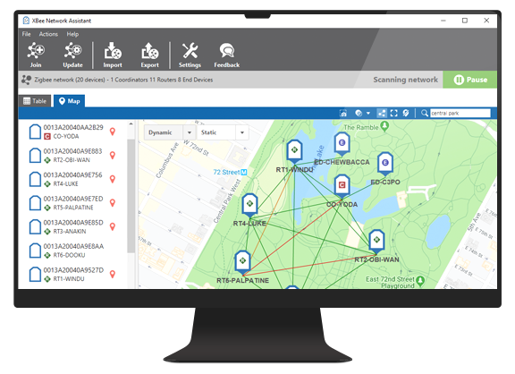 Assistant réseau Digi XBee