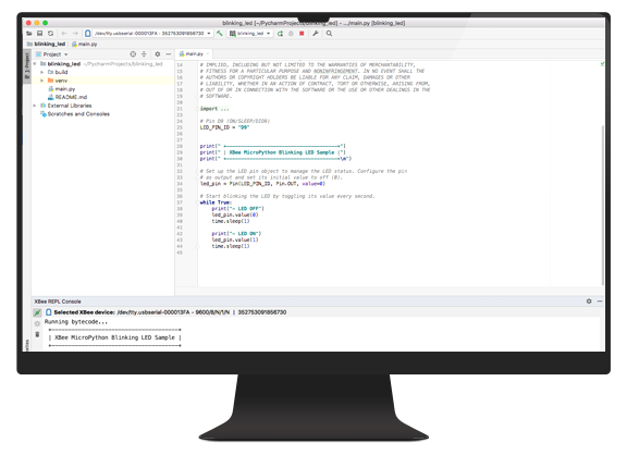 Le Plugin IDE Digi XBee MicroPython PyCharm