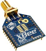Module XBee S2C DigiMesh 2.4 à trou traversant avec connecteur RPSMA